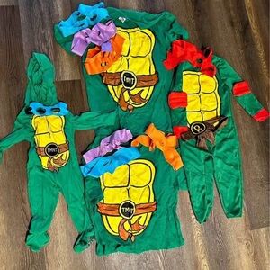 Family ninja turtle costume